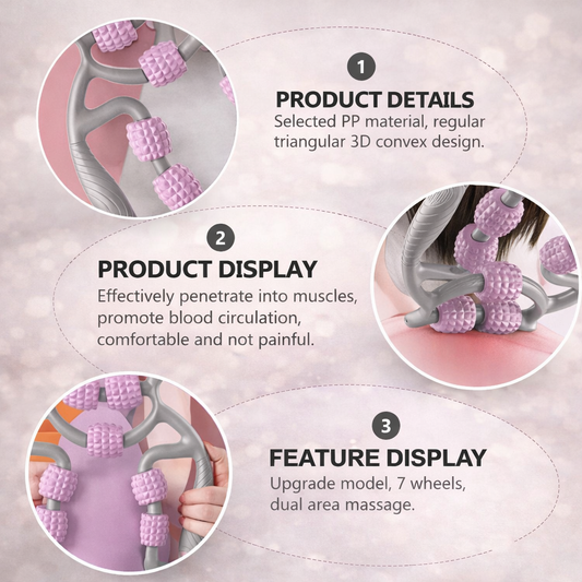360° Leg & Body Massage Roller for Muscle Relief & Relaxation