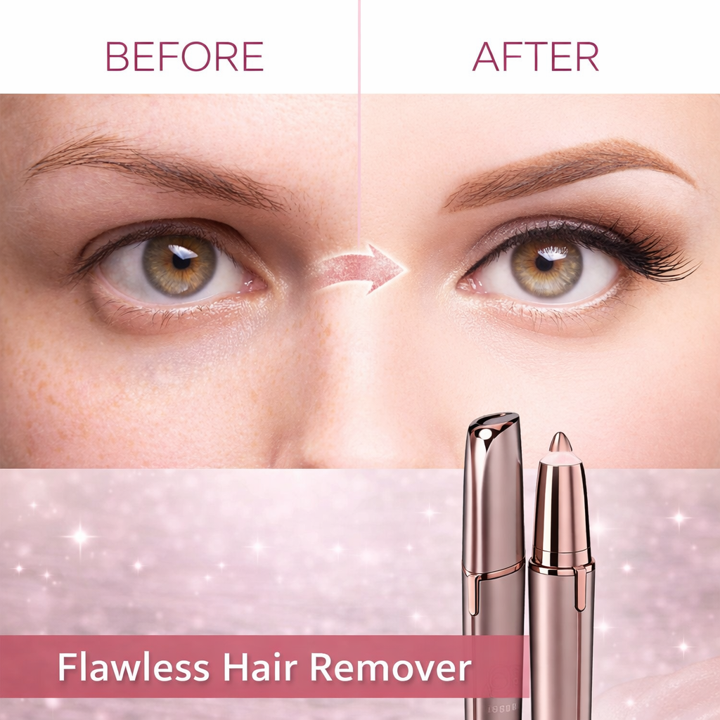 Flawless Brows Eyebrow Hair Remover for Painless Precision Shaping