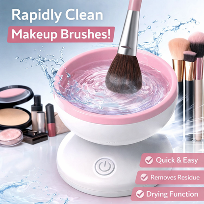 Electric Makeup Brush Cleaner & Dryer for Fast, Hygienic Cleaning