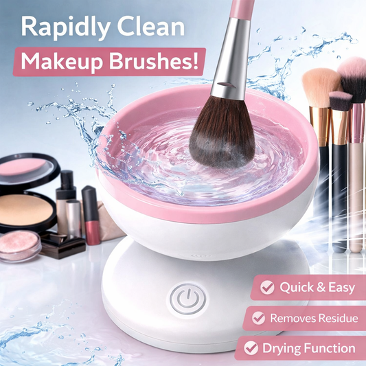 Electric Makeup Brush Cleaner & Dryer for Fast, Hygienic Cleaning