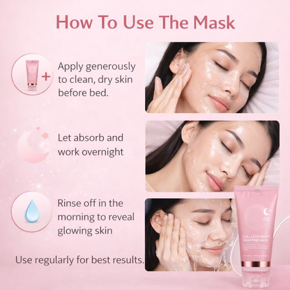 Collagen Night Wrapping Mask for Overnight Hydration & Glow