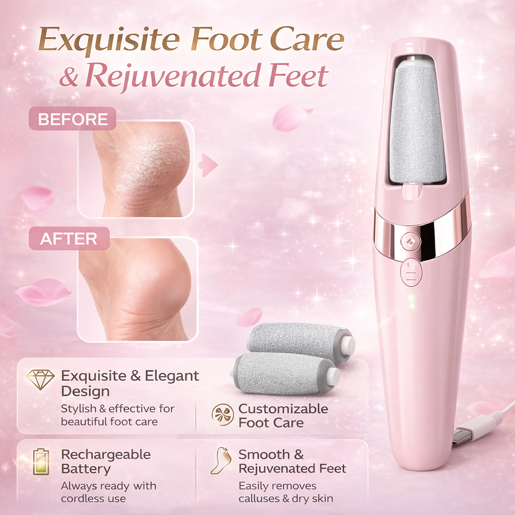 Electric Pedicure Foot File Callus Remover