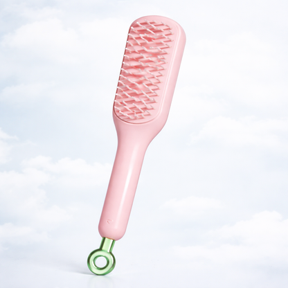 Self-Cleaning Hair Brush for Smooth, Tangle-Free & Frizz-Free Hair