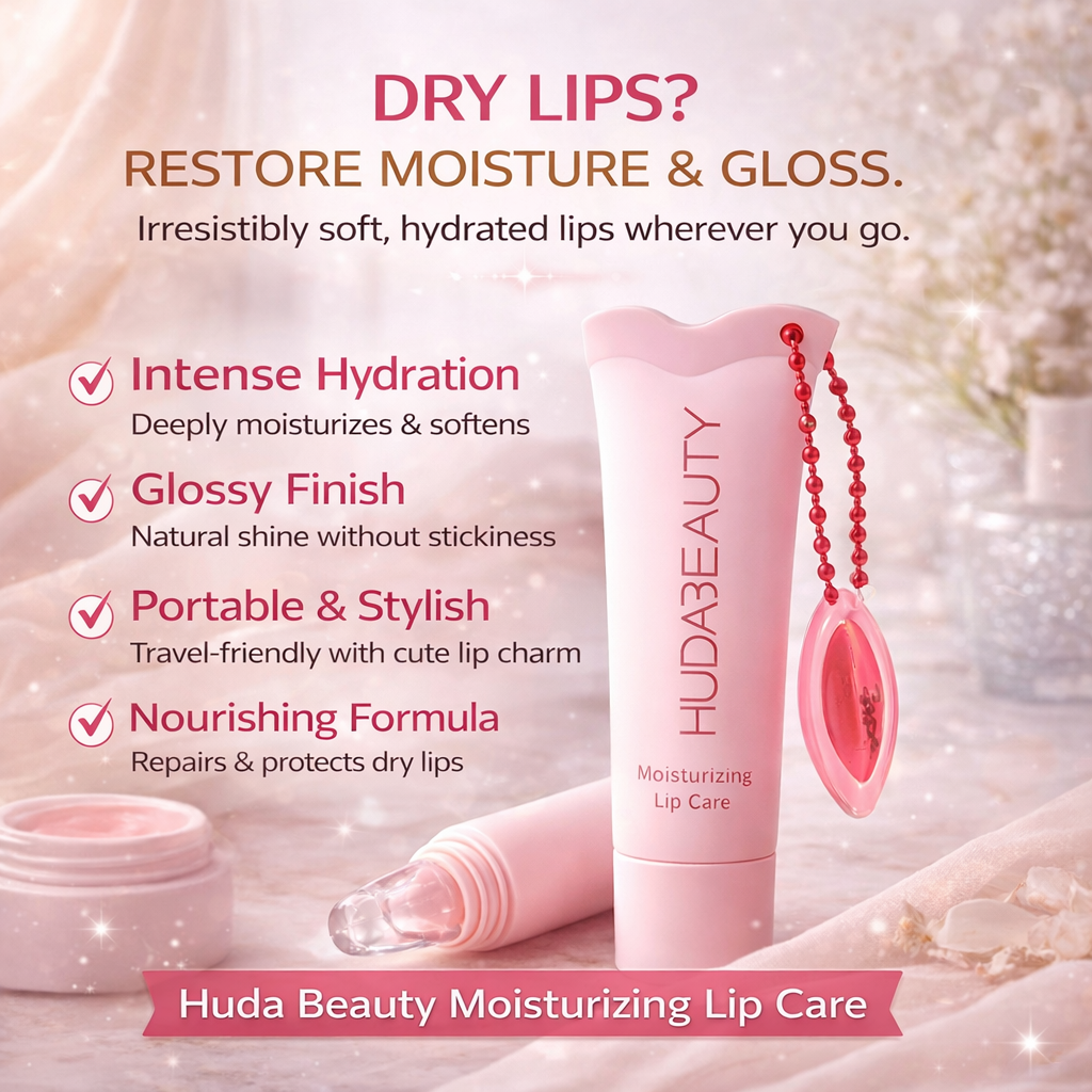 Huda Beauty Moisturizing Lip Care for Soft & Glossy Lips