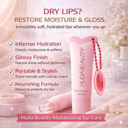 Huda Beauty Moisturizing Lip Care for Soft & Glossy Lips