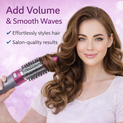 5-in-1 Hot Air Brush Hair Dryer for Smooth & Voluminous Styling