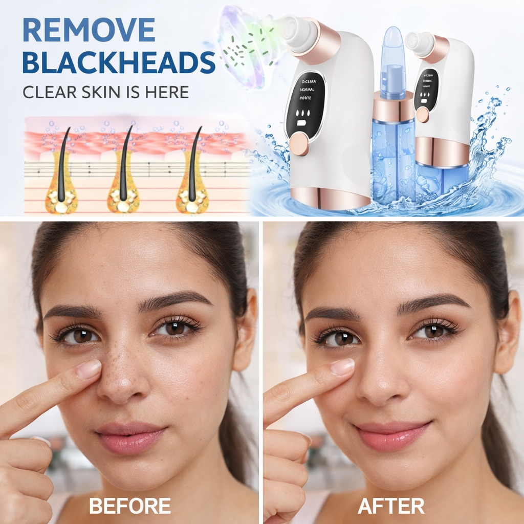 Electric Blackhead Remover for Deep Pore Cleansing & Clear Skin