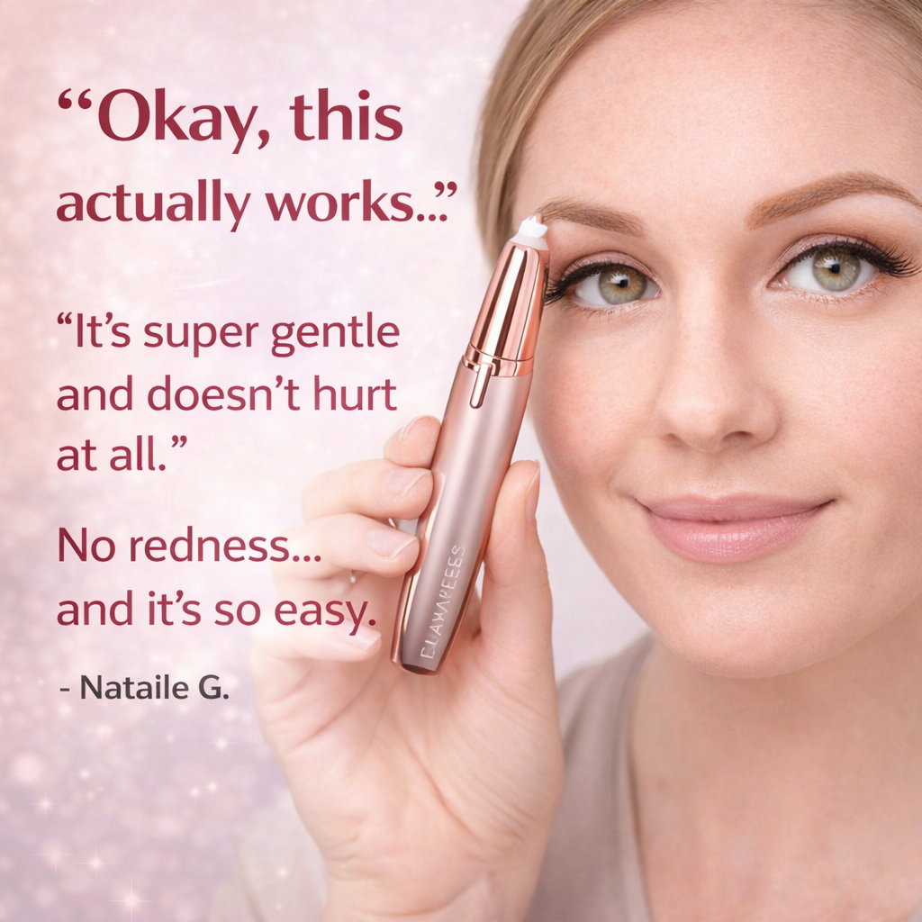 Flawless Brows Eyebrow Hair Remover for Painless Precision Shaping