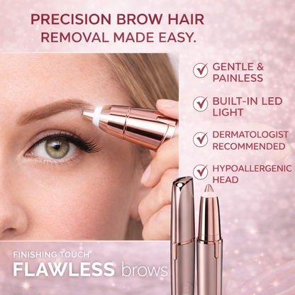 Flawless Brows Eyebrow Hair Remover for Painless Precision Shaping