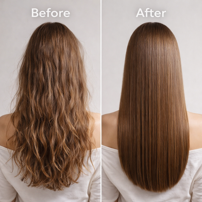 2 in 1 Cordless Hair Straightener Brush