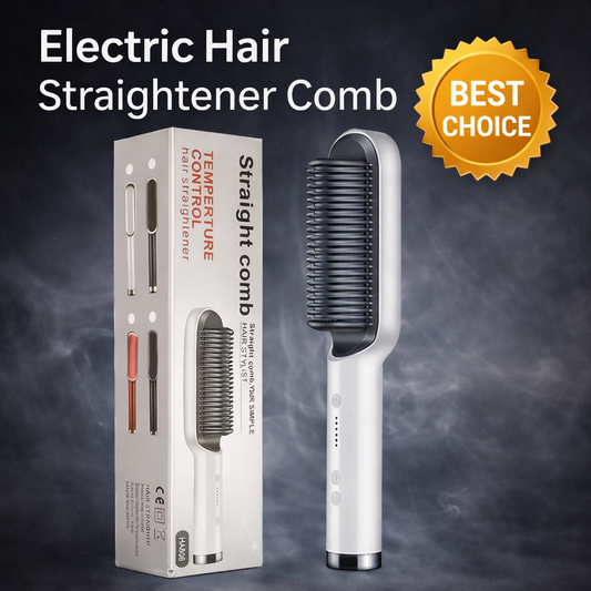 2-in-1 Hair Straightener & Curler for Easy Styling Anywhere