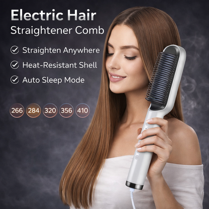 2-in-1 Hair Straightener & Curler for Easy Styling Anywhere
