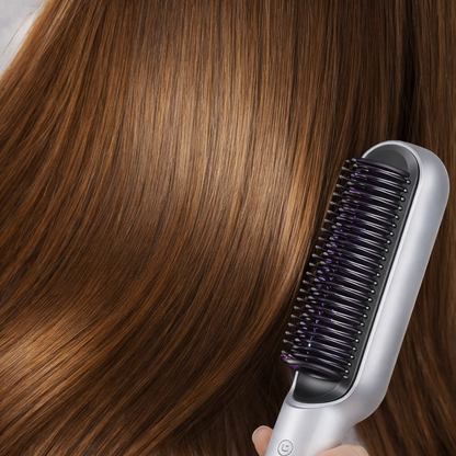 2-in-1 Hair Straightener & Curler for Easy Styling Anywhere