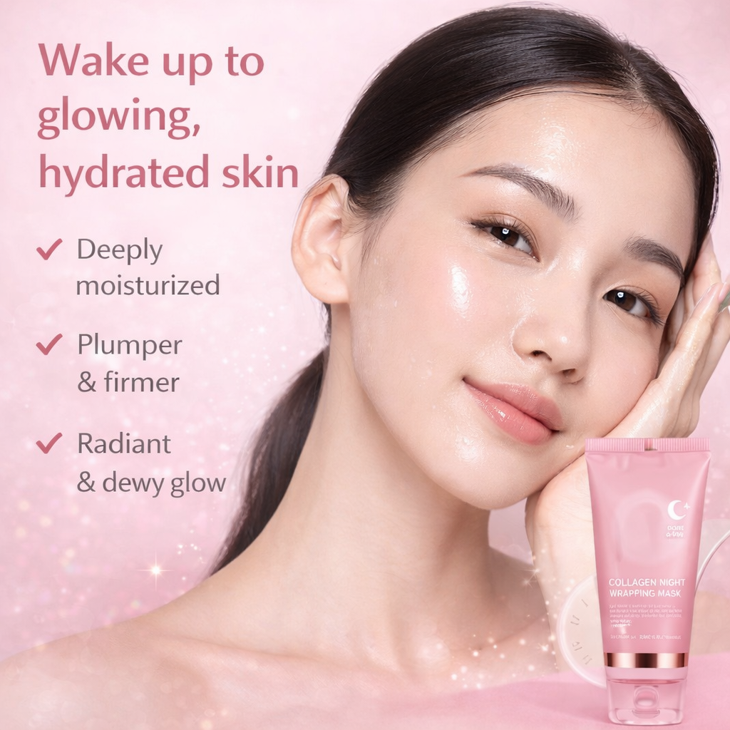 Collagen Night Wrapping Mask for Overnight Hydration & Glow