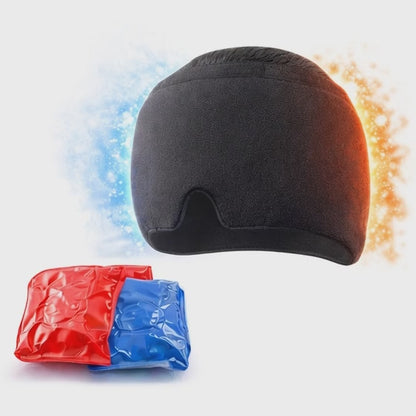 Hot & Cold Migraine Relief Cap for Headache, Stress & Eye Pain